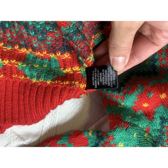 33 Degrees Ugly Christmas Sweater Grumpy Cat Bells Holiday Time Md - Picture 9 of 9